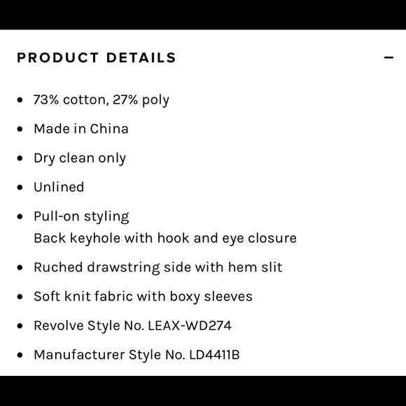 ⭐️ Ruched drawstring side with hem slit.This dress is so comfortable and chic+🎁 - Picture 10 of 10